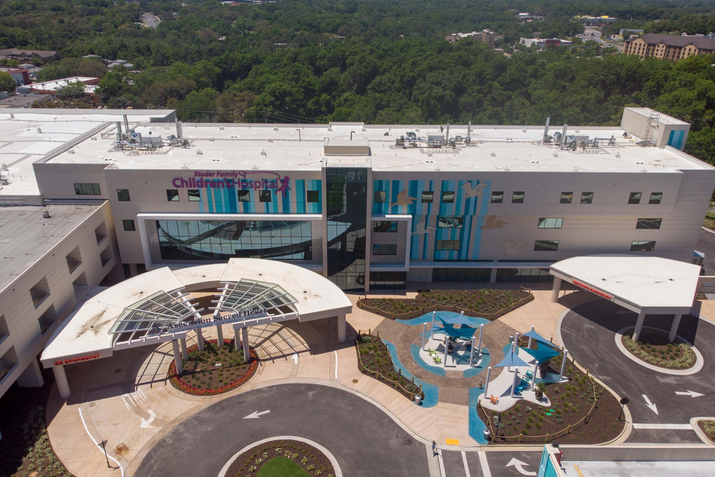 Construction of New Children’s Hospital Addition in NW Florida Had to Weather Several Storms
