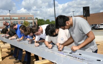 MTSU Celebrates Concrete, Construction Building Progress With Topping-Out Ceremony