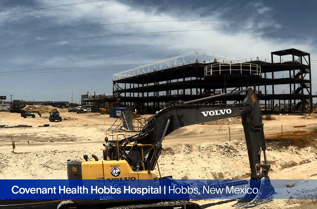 Construction Time-Lapse of Covenant Health Hobbs Hospital