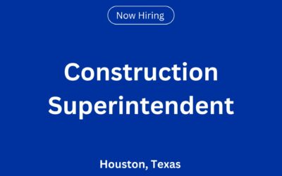 Construction Superintendent in Houston, Texas