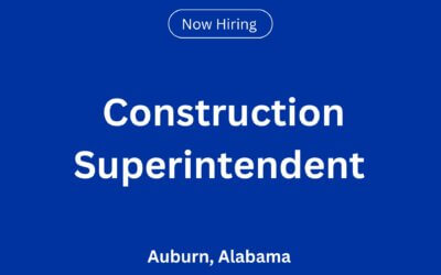 Construction Superintendent in Auburn, AL