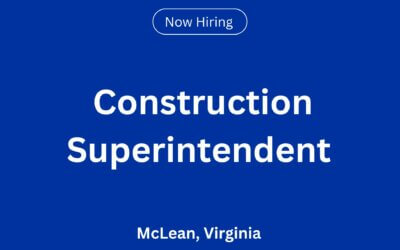 Construction Superintendent in McLean, VA